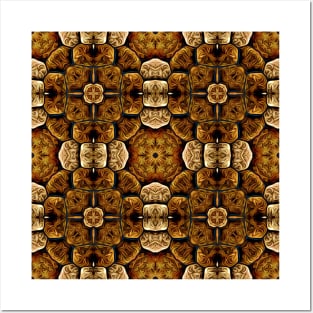 Brown Snakeskin Texture Artistic Pattern Number 2 Posters and Art